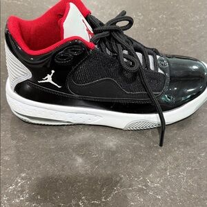 Stylish Black and Red Kids Sneakers